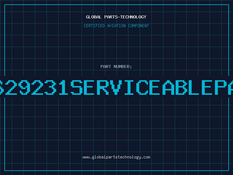 Aviation Part 629231serviceablepa