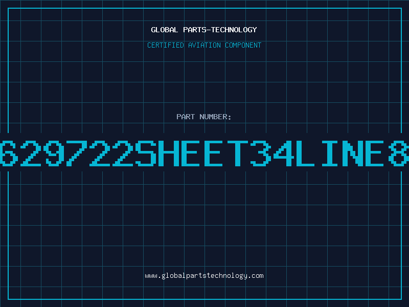 Aviation Part 629722SHEET34LINE8
