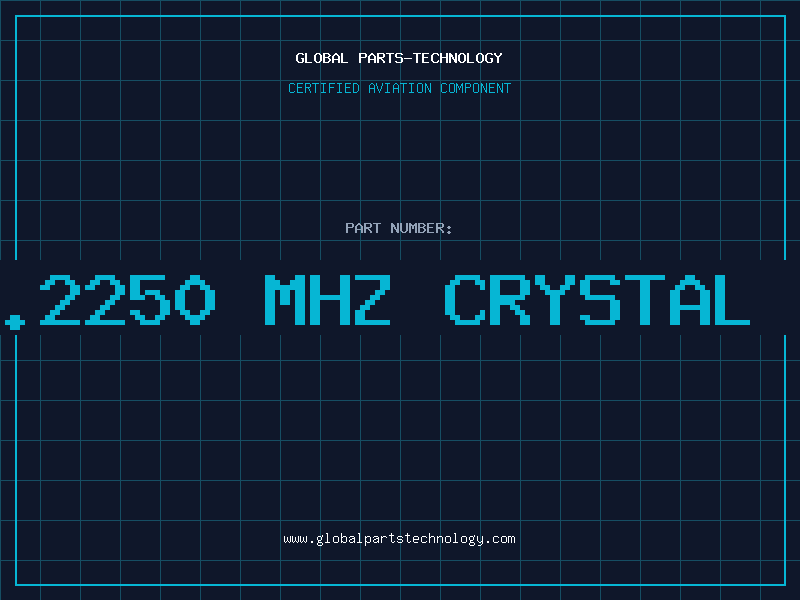 Aviation Part 63.2250 MHZ CRYSTAL OS