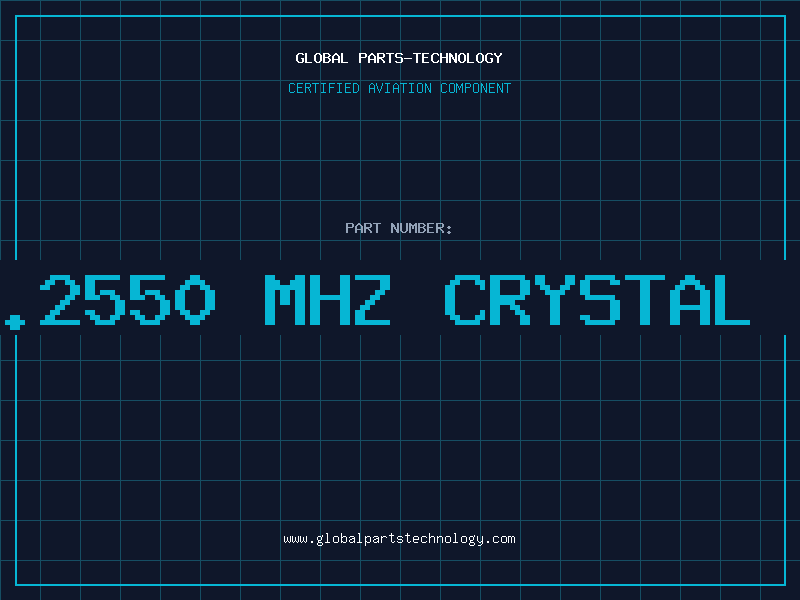 Aviation Part 63.2550 MHZ CRYSTAL OS