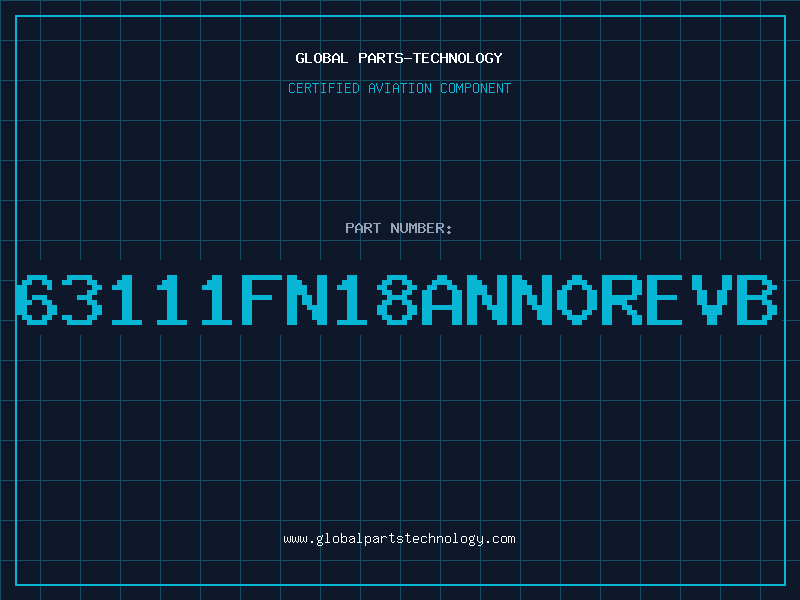 Aviation Part 63111FN18ANN0REVB