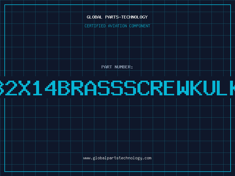Aviation Part 632X14BRASSSCREWKULKA