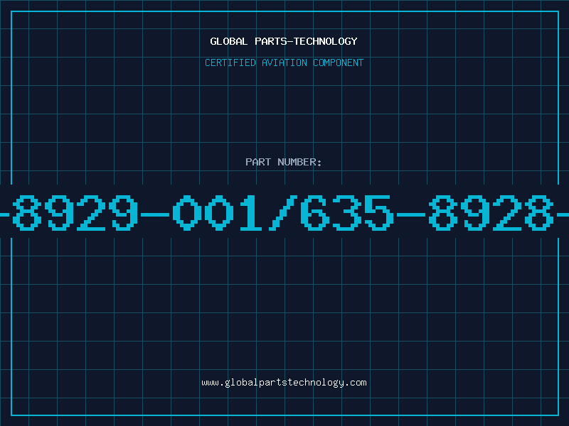 Aviation Part 635-8929-001/635-8928-001