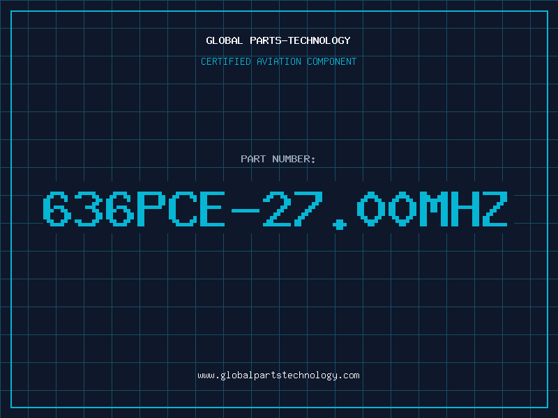 Aviation Part 636PCE-27.00MHZ