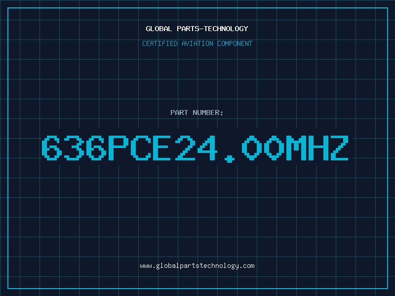 Aviation Part 636PCE24.00MHz