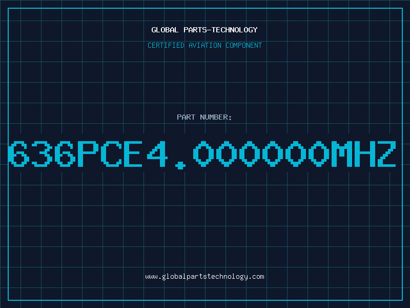 Aviation Part 636PCE4.000000MHZ