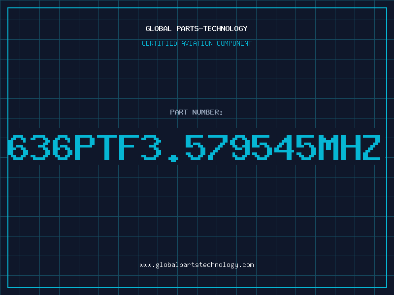 Aviation Part 636PTF3.579545MHZ
