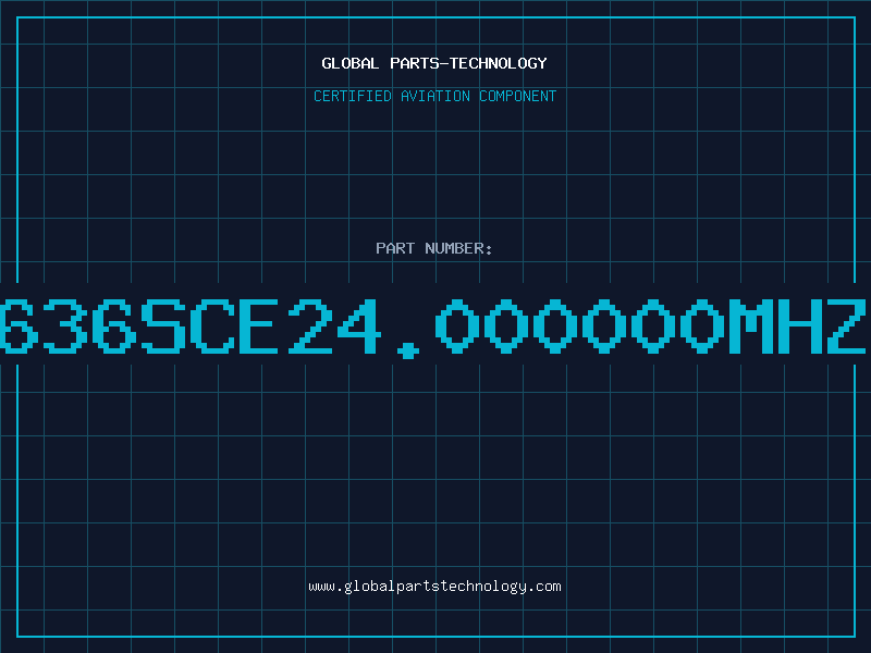 Aviation Part 636SCE24.000000MHZ