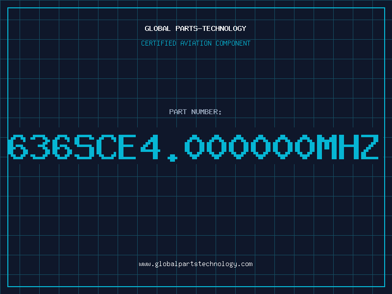 Aviation Part 636SCE4.000000MHZ