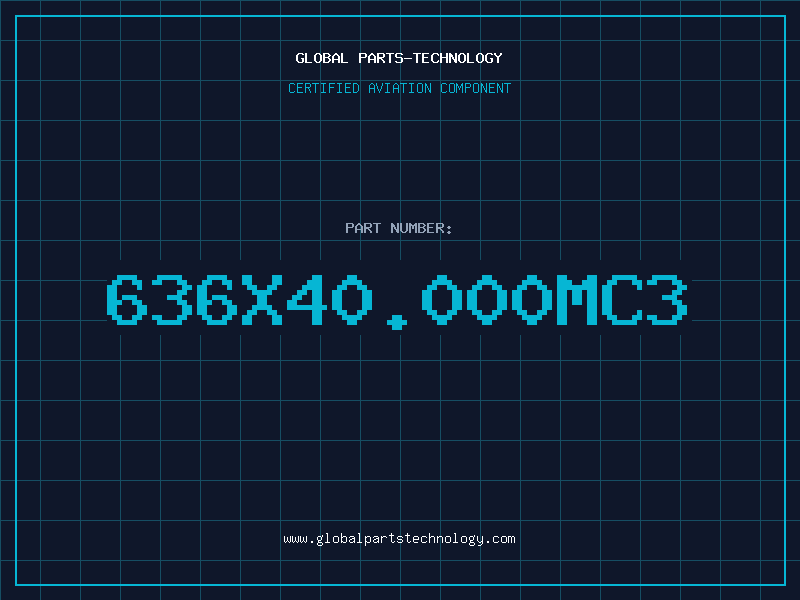 Aviation Part 636X40.000MC3