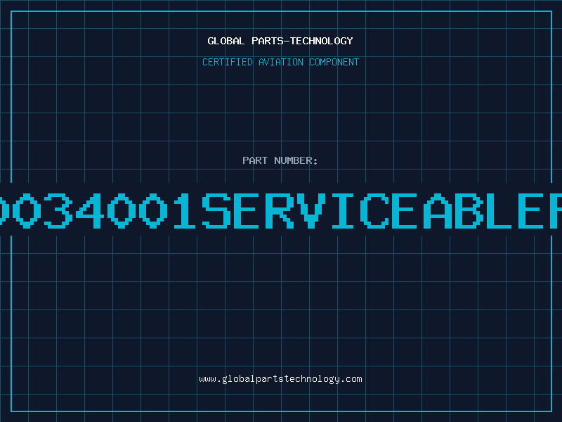 Aviation Part 6370034001serviceablepart