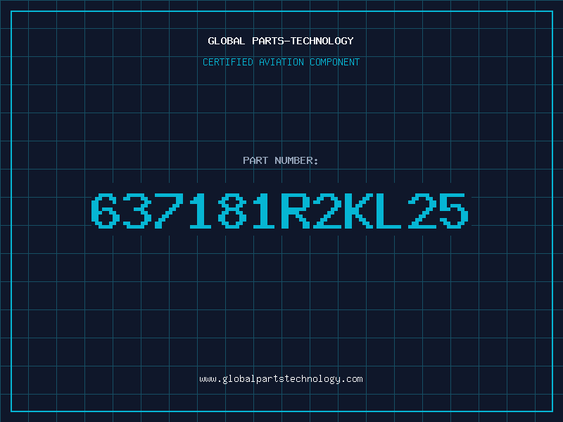 Aviation Part 637181R2KL25