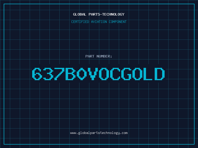 Aviation Part 637B0VOCGOLD