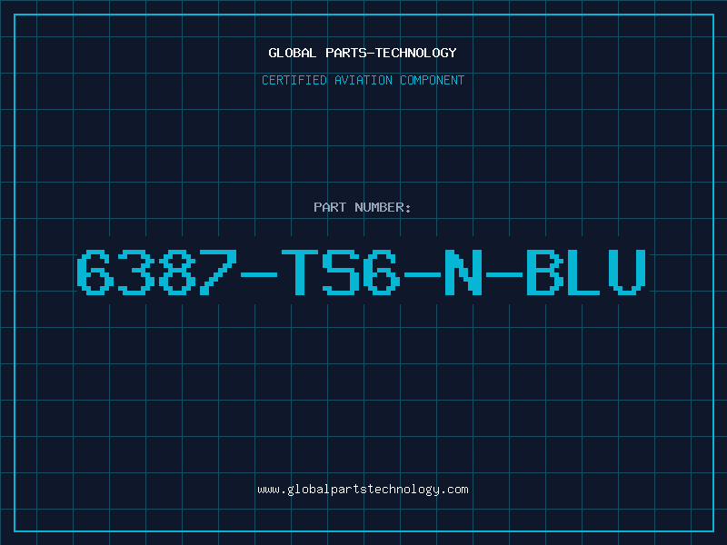 Aviation Part 6387-TS6-N-BLU
