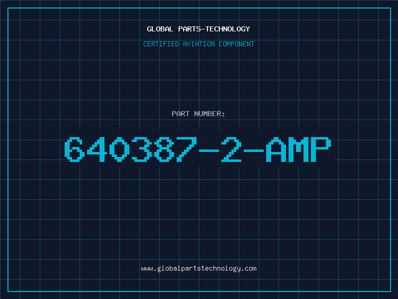 Aviation Part 640387-2-AMP