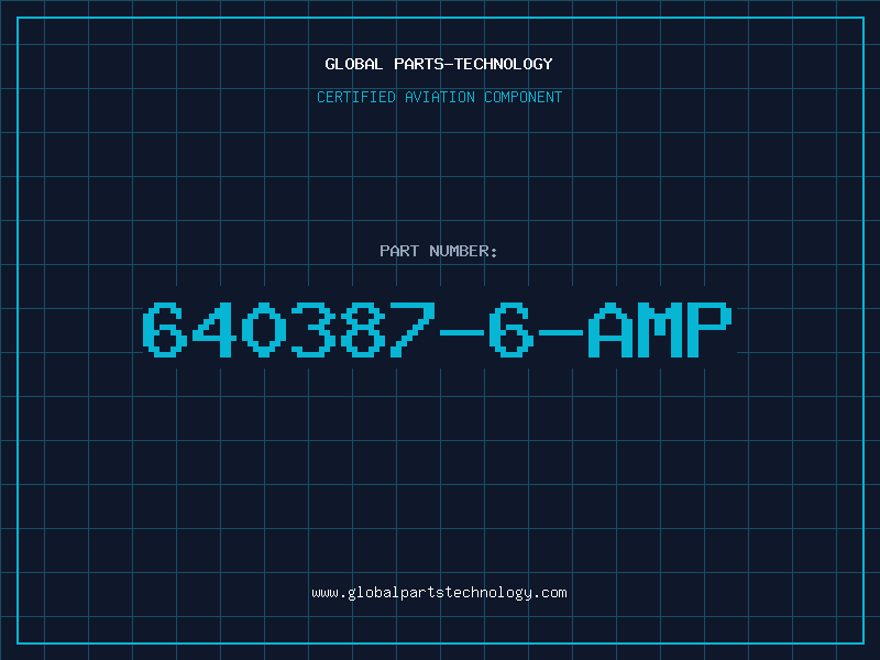 Aviation Part 640387-6-AMP