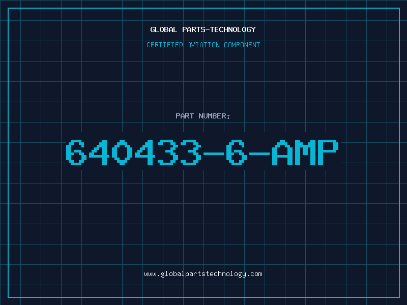 Aviation Part 640433-6-AMP