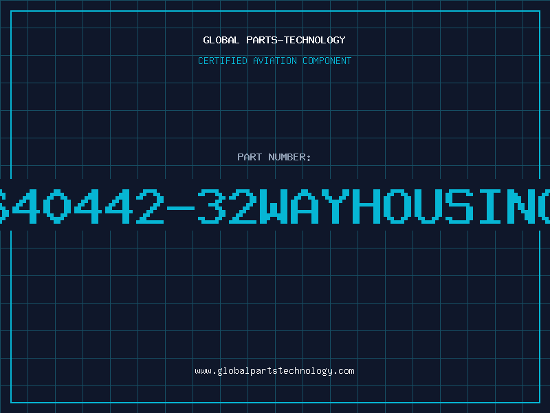 Aviation Part 640442-32WAYHOUSING