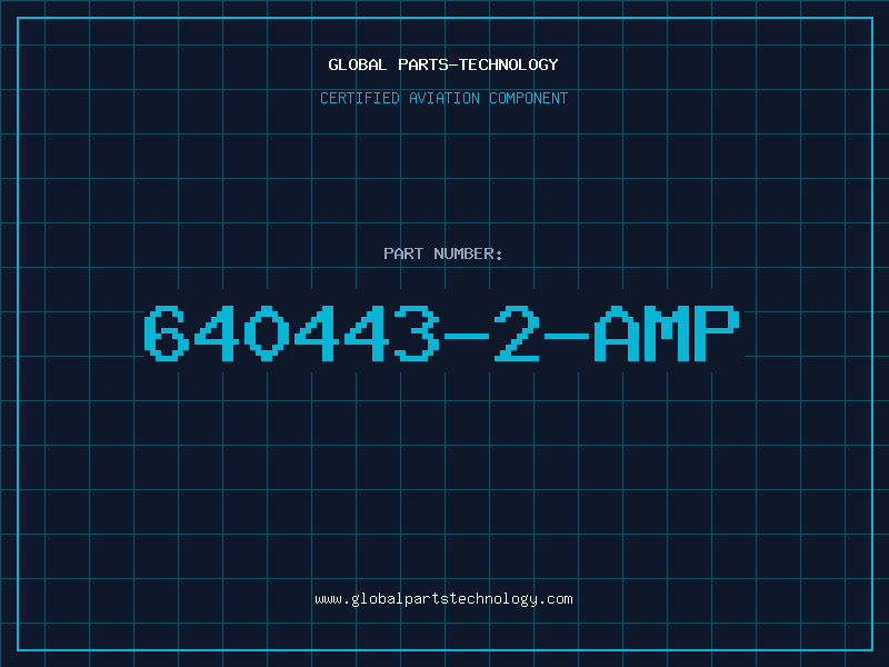 Aviation Part 640443-2-AMP