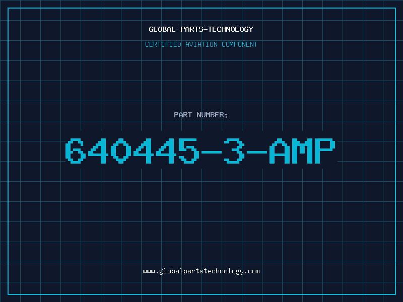 Aviation Part 640445-3-AMP