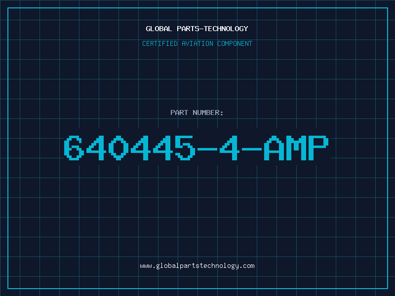 Aviation Part 640445-4-AMP