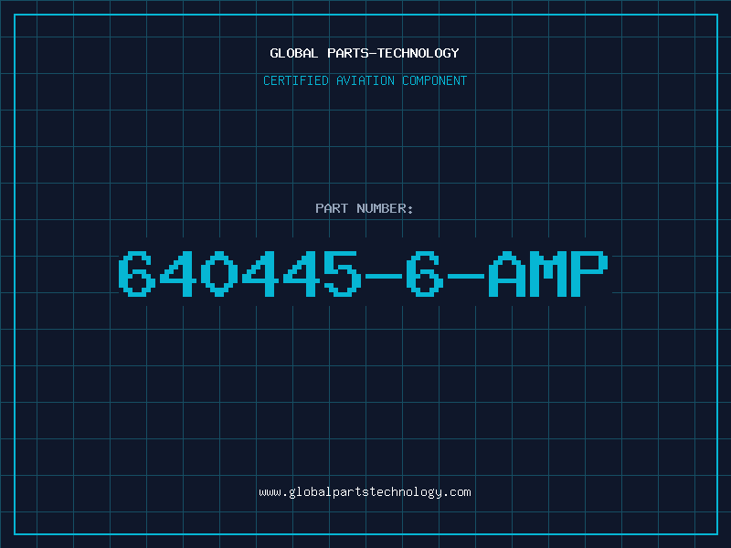 Aviation Part 640445-6-AMP