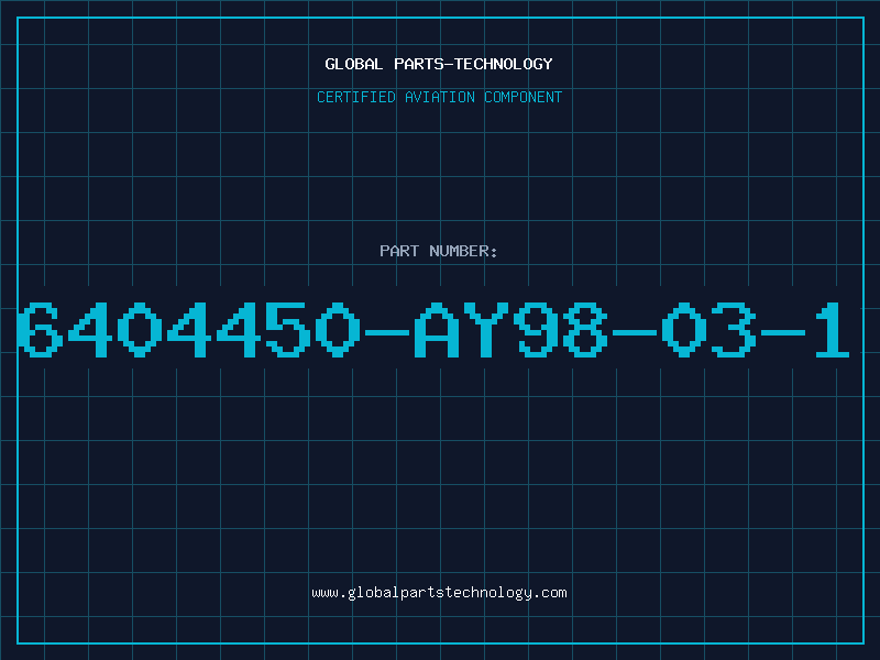 Aviation Part 6404450-AY98-03-1