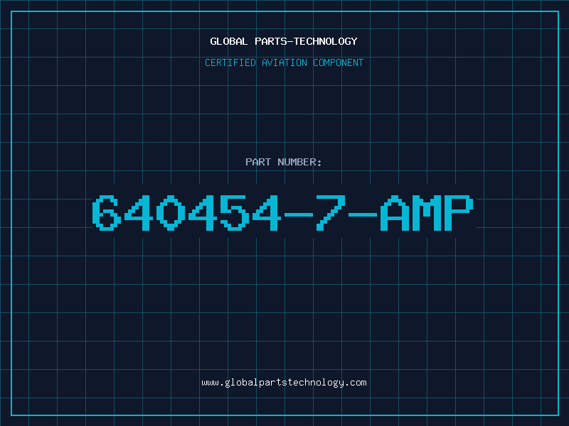 Aviation Part 640454-7-AMP