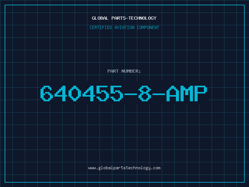 Aviation Part 640455-8-AMP