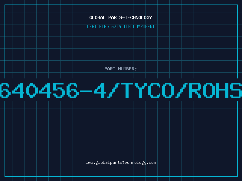 Aviation Part 640456-4/TYCO/ROHS