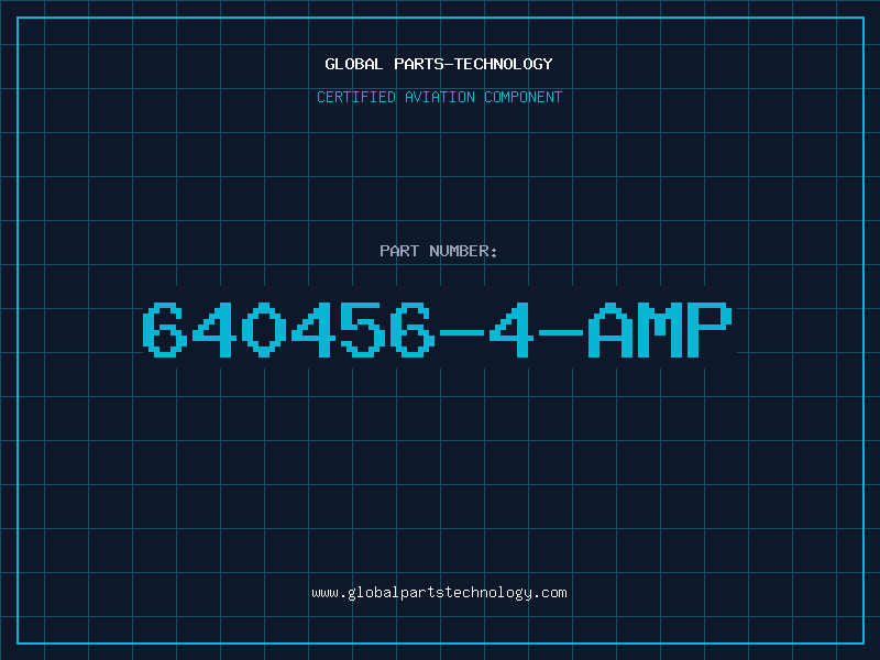 Aviation Part 640456-4-AMP