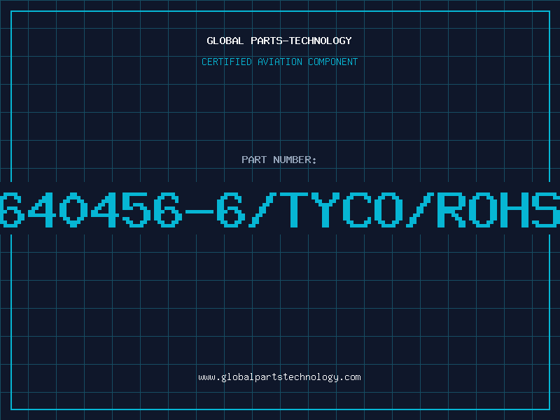 Aviation Part 640456-6/TYCO/ROHS