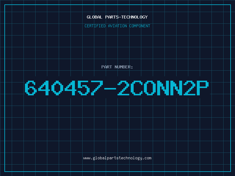 Aviation Part 640457-2CONN2P