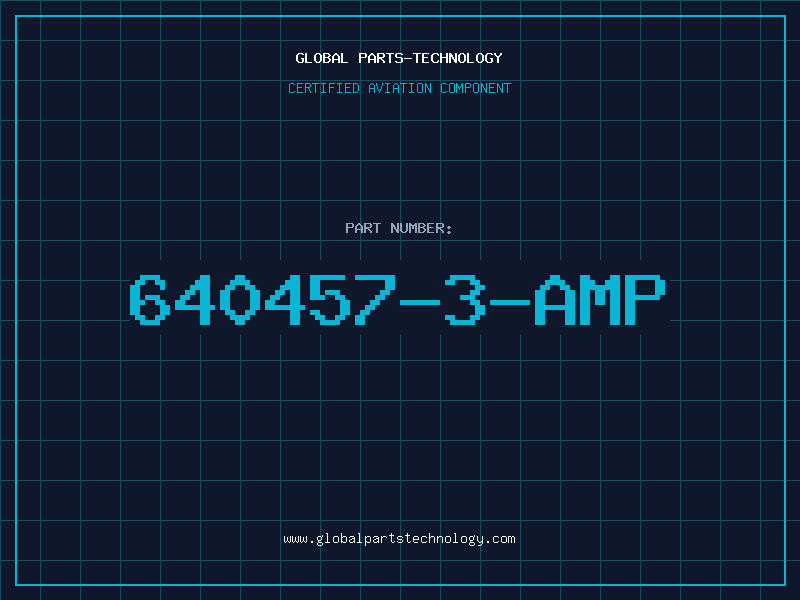 Aviation Part 640457-3-AMP