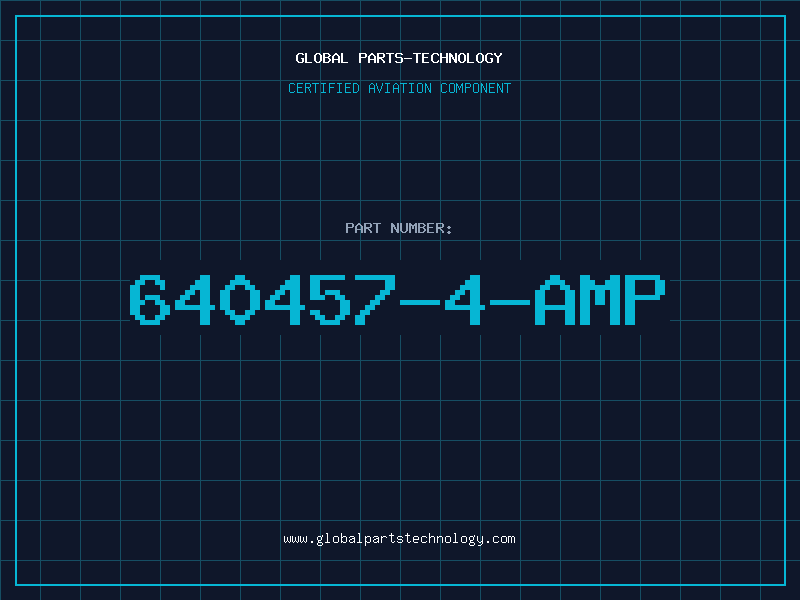 Aviation Part 640457-4-AMP