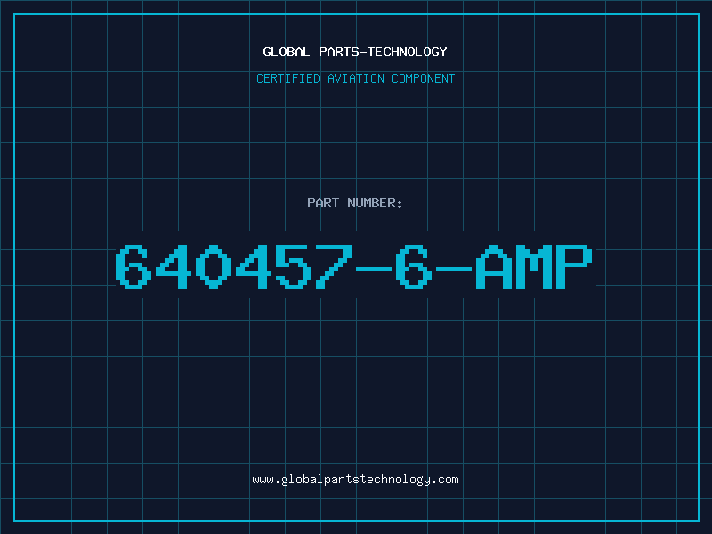 Aviation Part 640457-6-AMP