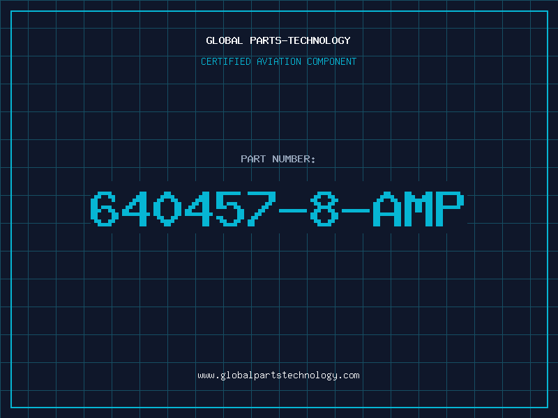 Aviation Part 640457-8-AMP