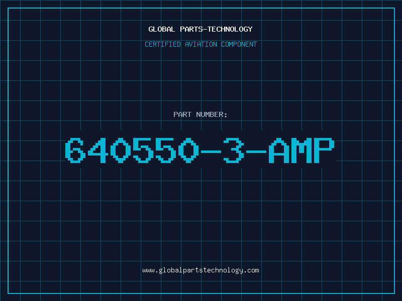 Aviation Part 640550-3-AMP