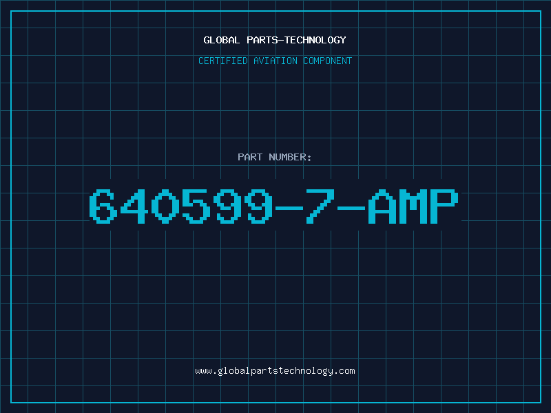Aviation Part 640599-7-AMP