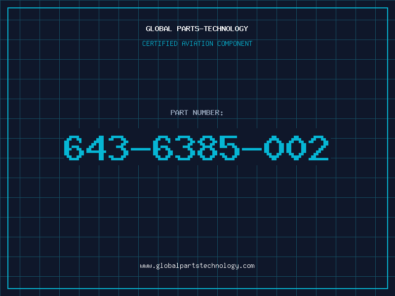 Aviation Part 643-6385-002