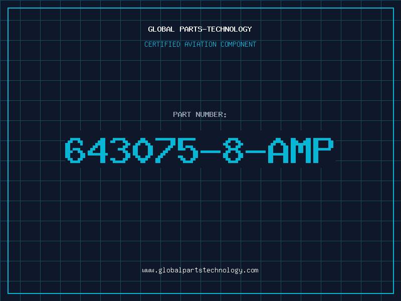 Aviation Part 643075-8-AMP