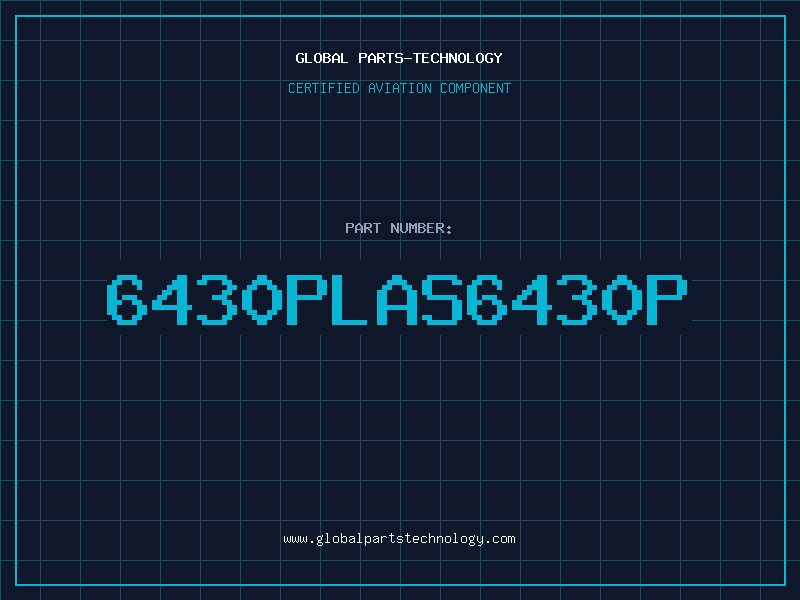 Aviation Part 6430PLAS6430P