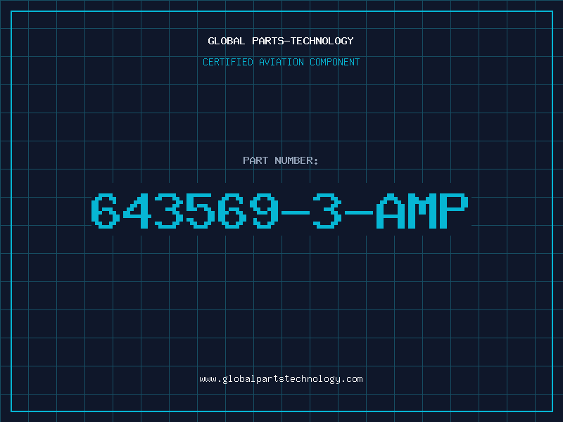 Aviation Part 643569-3-AMP