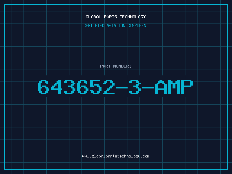 Aviation Part 643652-3-AMP