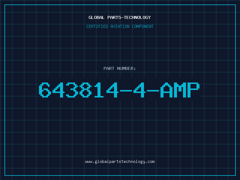 Aviation Part 643814-4-AMP