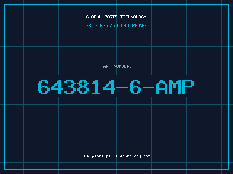 Aviation Part 643814-6-AMP