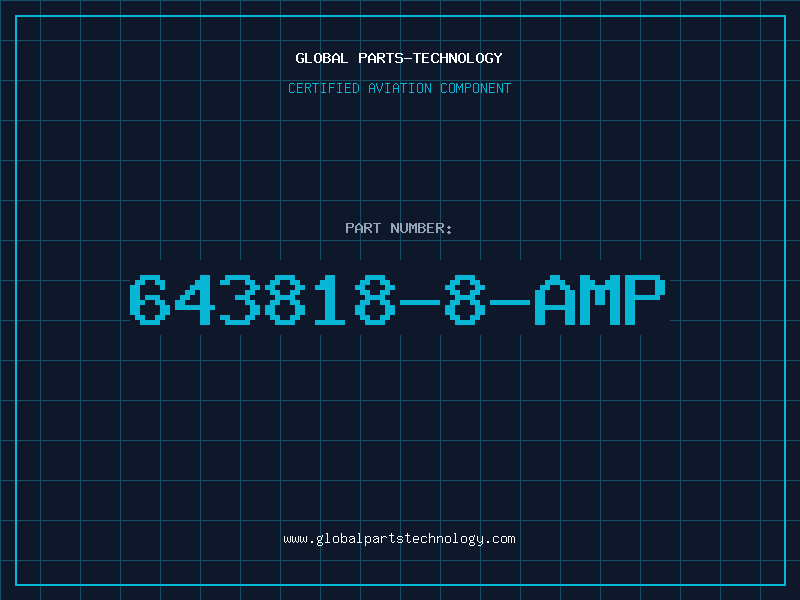 Aviation Part 643818-8-AMP