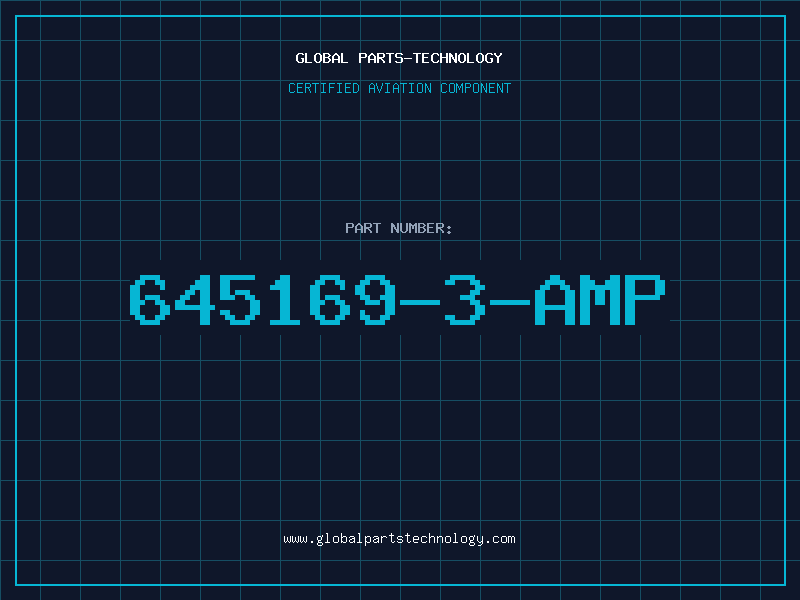 Aviation Part 645169-3-AMP