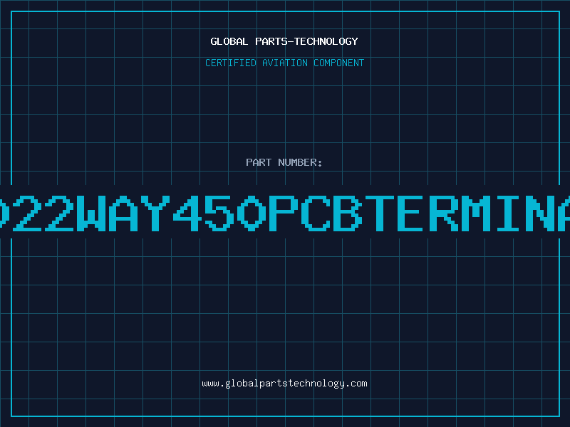 Aviation Part 645TDS022WAY450PCBTERMINALBLOCK