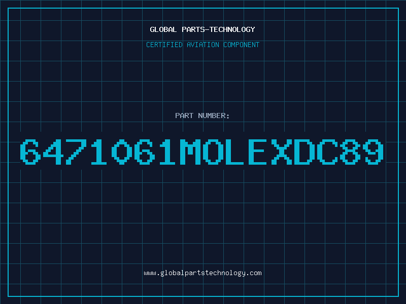 Aviation Part 6471061MOLEXDC89